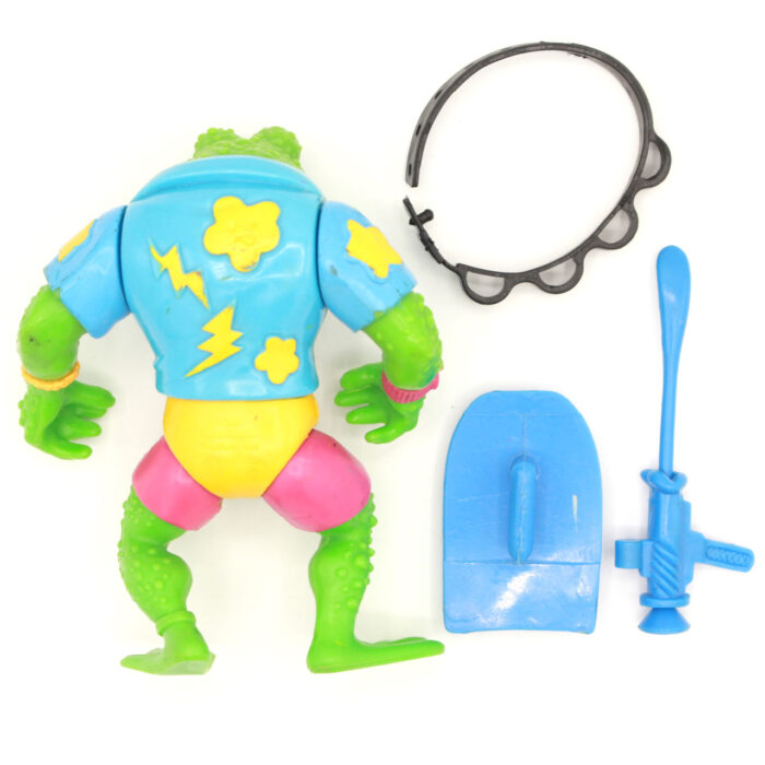 TMNT Genghis Frog with Belt, Blaster and Boogie Board Playmates (1989) - Image 2