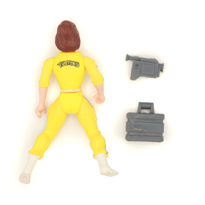 TMNT April O’Neil Blue Stripe with Case and Camcorder Playmates (1988) - Image 2