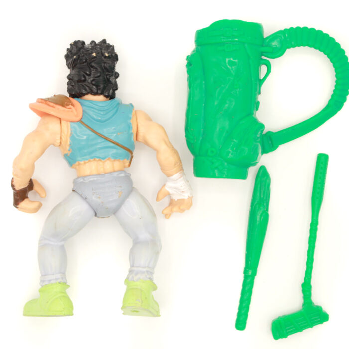 TMNT Casey Jones with Golf Bag, Bat & Club Playmates (1989) - Image 2