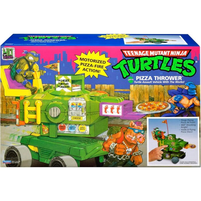 TMNT Ninja Turtles Classic Pizza Thrower Reissue Playmates (2025)