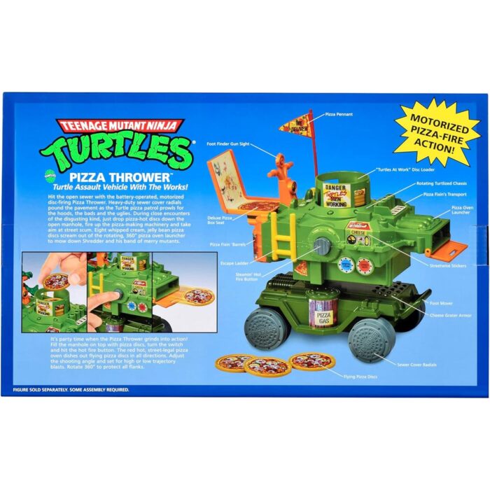 TMNT Ninja Turtles Classic Pizza Thrower Reissue Playmates (2025) - Image 3