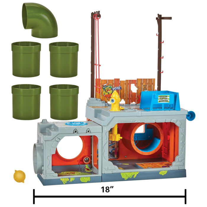 TMNT Ninja Turtles Classic Sewer Lair Playset Reissue Playmates (2025) - Image 4