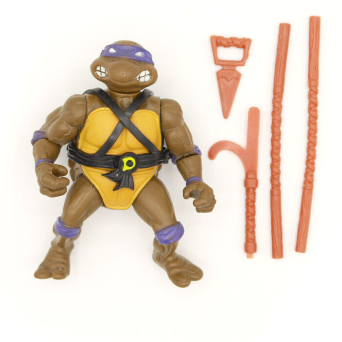 TMNT Donatello Hard Head w 4 x Accessories Playmates (1988)