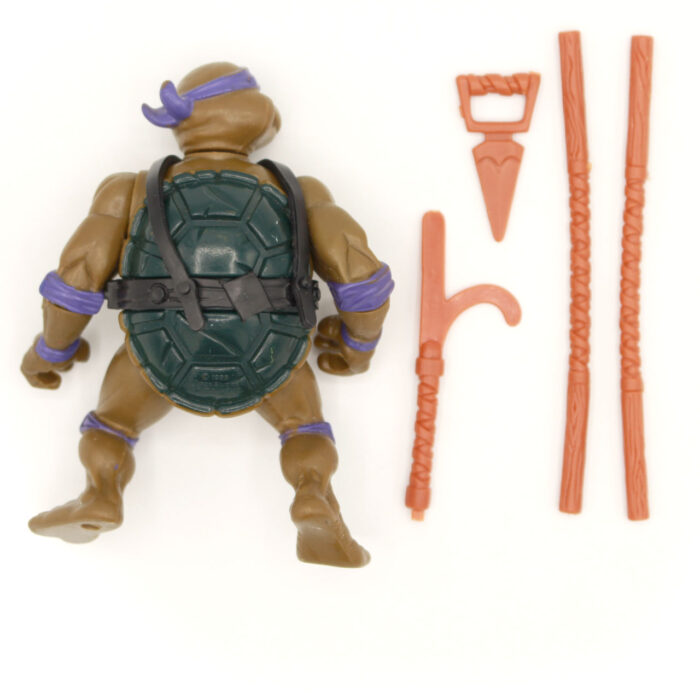 TMNT Donatello Hard Head w 4 x Accessories Playmates (1988) - Image 2