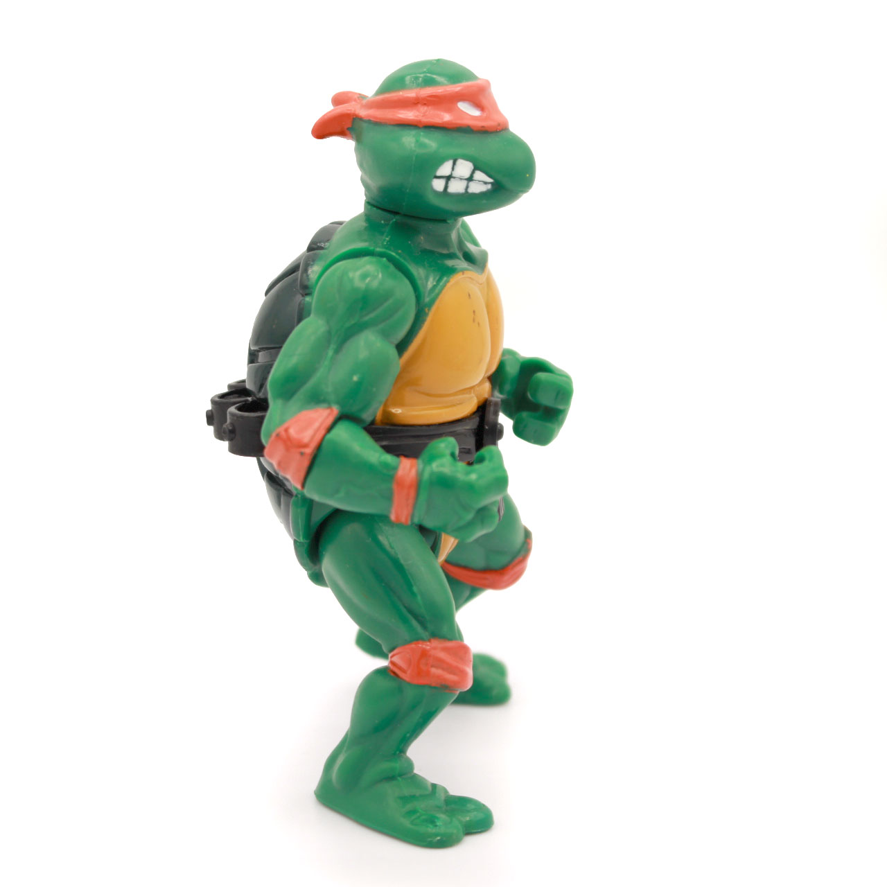 TMNT Michelangelo Hard Head with Belt Playmates (1988) - Image 2