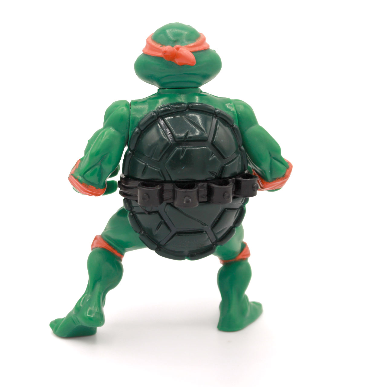 TMNT Michelangelo Hard Head with Belt Playmates (1988) - Image 3