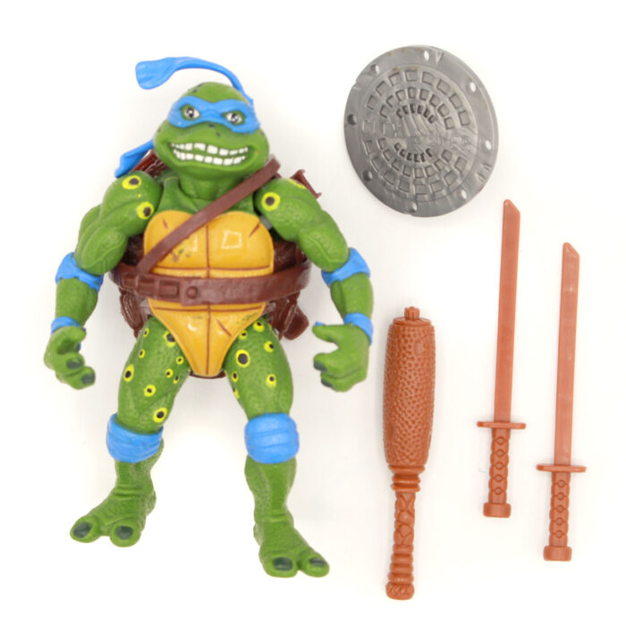 TMNT Movie Star Leo with Belt and 4 x Accessories Playmates (1991)