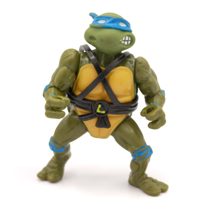 TMNT Leonardo Soft Head w Belt Playmates (1988) Poor Condition