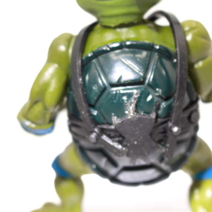 TMNT Leonardo Soft Head w Belt Playmates (1988) Poor Condition - Image 2