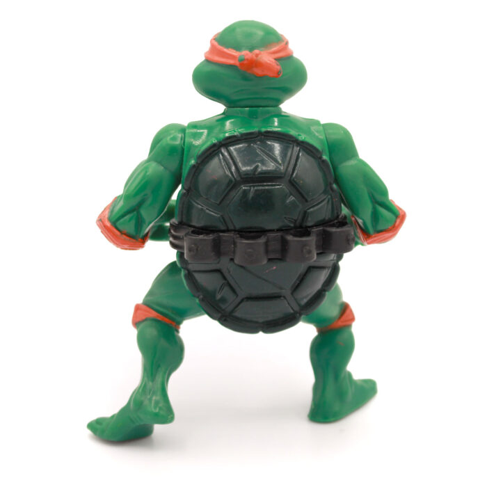 TMNT Michelangelo Hard Head with Belt Playmates (1988) - Image 3