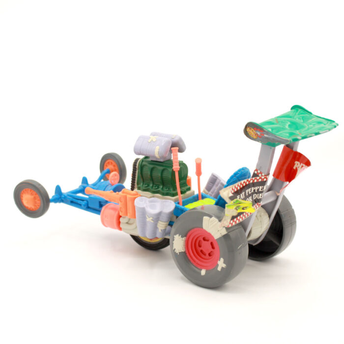 TMNT Sewer Dragster Vehicle 100% Complete w Rip Cord Playmates (1990) - Image 5