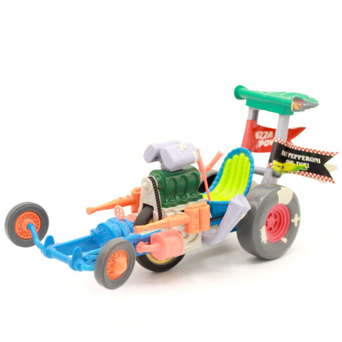 TMNT Sewer Dragster Vehicle 100% Complete w Rip Cord Playmates (1990) - Image 4