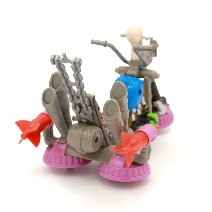 TMNT Psycho Cycle Foot Clan Vehicle w Rip Cord Playmates (1990) - Image 6