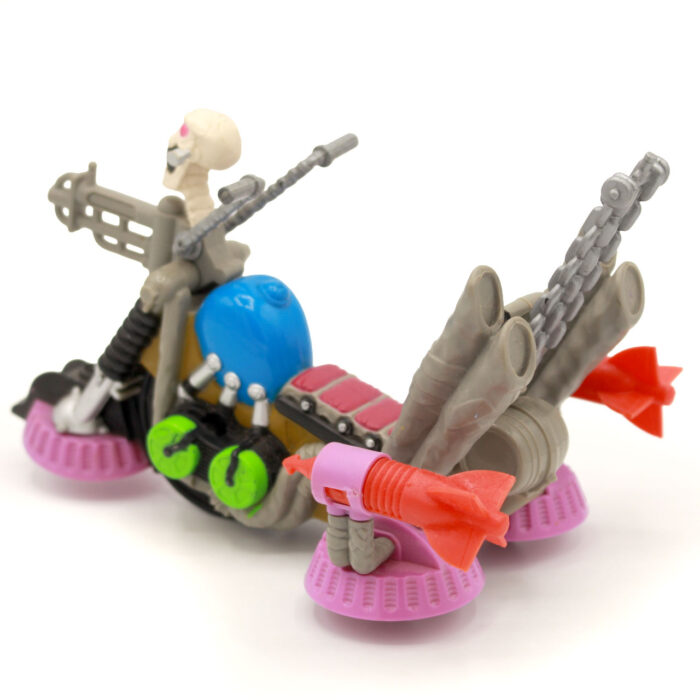 TMNT Psycho Cycle Foot Clan Vehicle w Rip Cord Playmates (1990) - Image 5