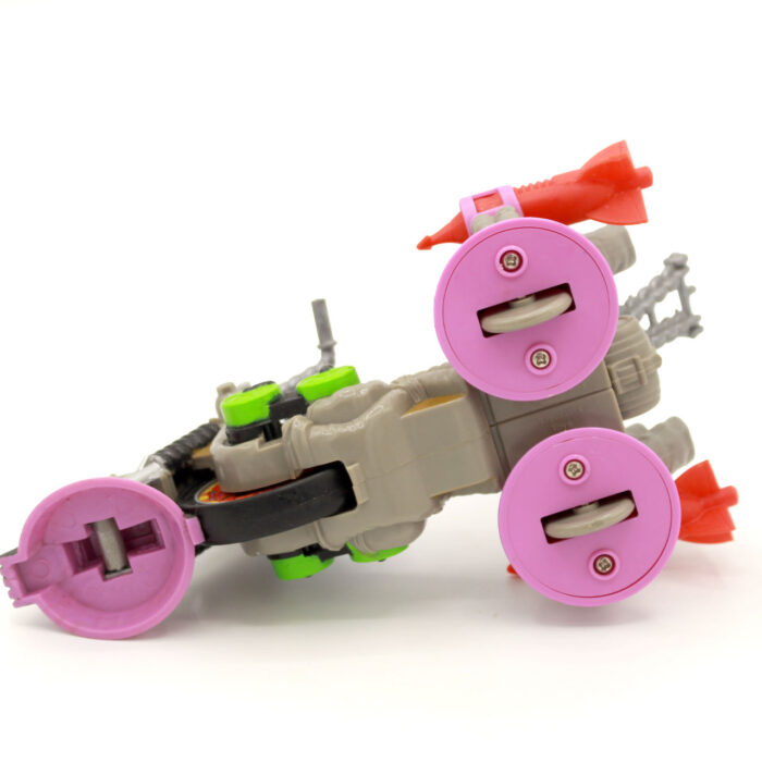 TMNT Psycho Cycle Foot Clan Vehicle w Rip Cord Playmates (1990) - Image 3