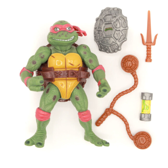 TMNT Movie Star Raph with Belt and 4 x Accessories Playmates (1991)