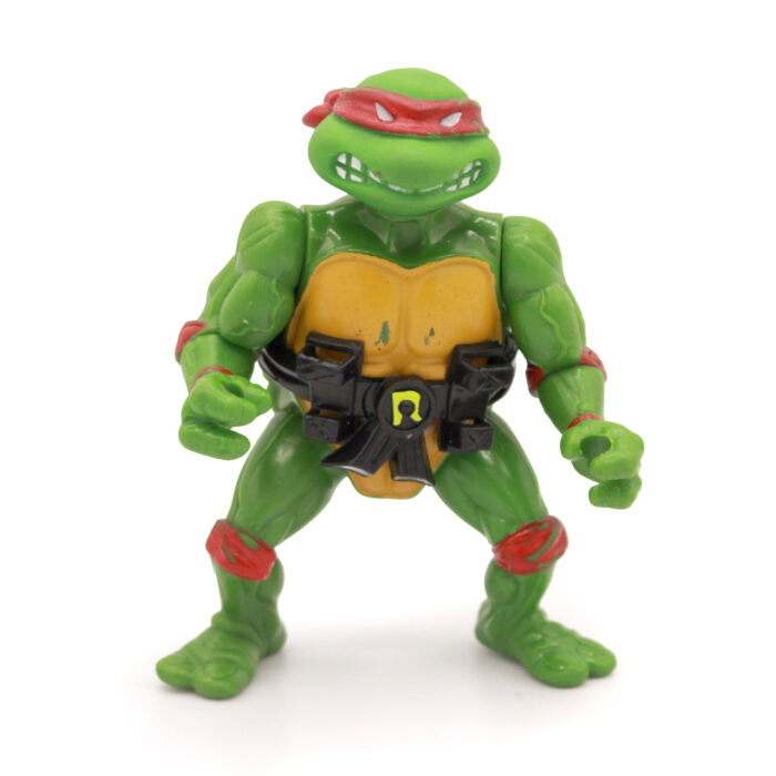 TMNT Raphael Soft Head w Belt Playmates (1988) Poor Condition
