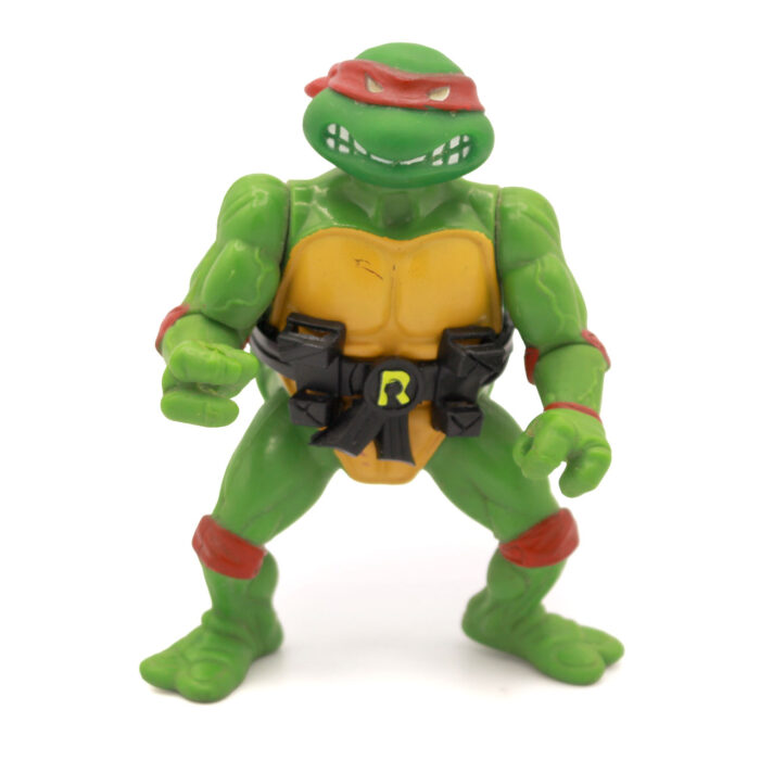 TMNT Raphael Soft Head w Belt Playmates (1988) Good Condition