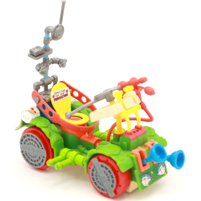 TMNT Toilet Taxi Vehicle Complete Original Playmates (1990)